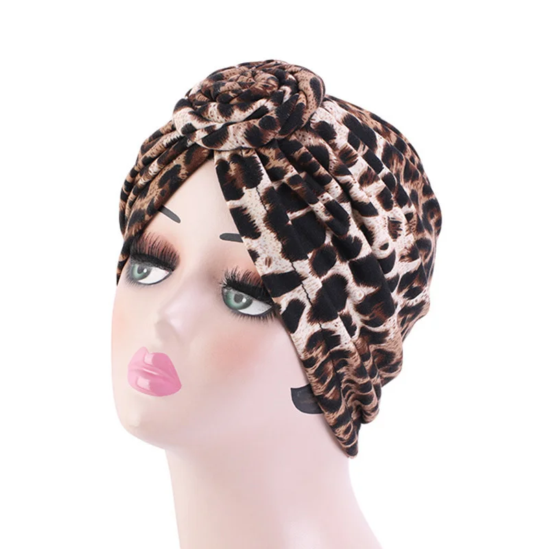 Afrikanische Druck Turban Hut für Frauen Scrunchies Knoten Headwrap Stretch Bandanas Party Headwear Damen Kopftuch Haar Zubehör – Detail 18