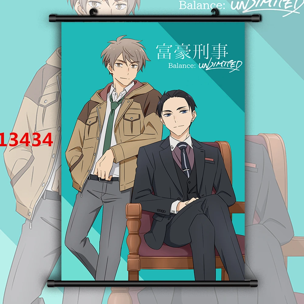 The Millionaire Detective Balance Unlimited Kambe Daisuke Katou Haru Anime Posters Canvas Painting Wall Art Picture Home Decor