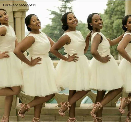 Vestido de dama de Honor africano para primavera y verano, traje Formal de dama de Honor de talla grande, para playa, jardín, campo, fiesta de boda, invitados, 2019