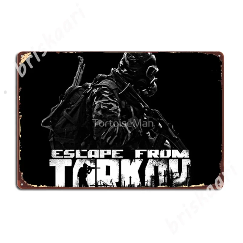 Escape From Tarkov Pmc Metal Signs Club Home Bar Cave Plates Customize Tin sign Posters