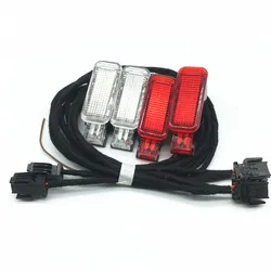 Car Interior Light Door Panel Warning Light Lamps Wiring Harness For A3 S3 A4 A5 A6 A7 A8 Q3 Q5 Q7 TT RS3 8KD947415C 8KD947411