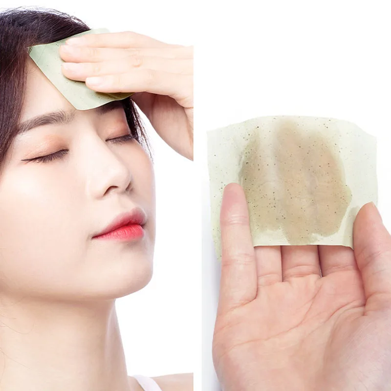 100pc/pack Oil Control Face Absorbent Paper Face Oil Control Cleaning Wipes Absorbing Sheet Oily Matting Tissue Face Care Paper