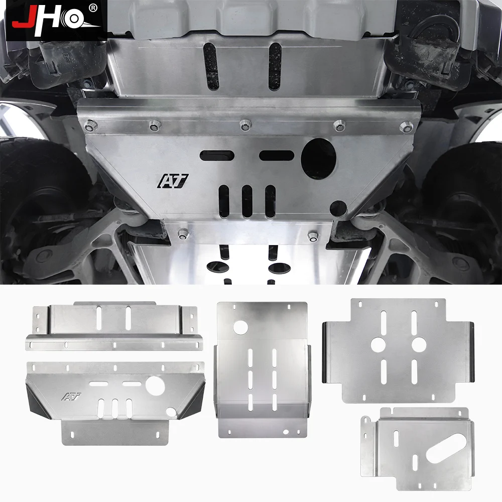 JHO 8.0mm Offroad Driving Skid Plate Under Carriage Protection Cover Shield for Ford F150 RAPTOR 2017-2020 Crew Cab 2018 2019