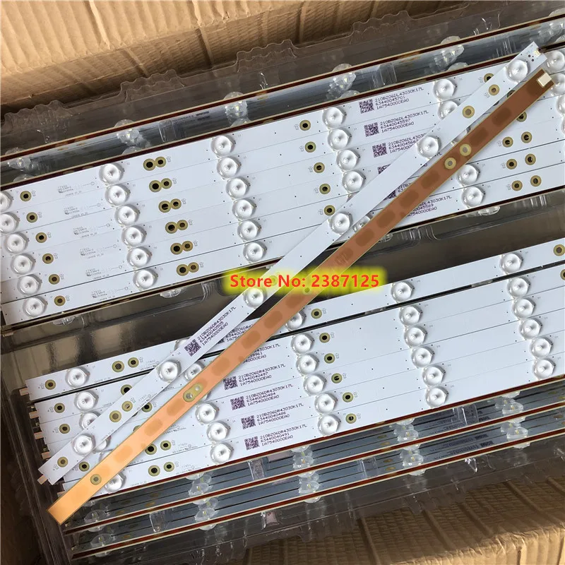 5set LED Strip For LB49016 V1_00 LB-PF3030-GD2P6C490712-L/R-D KD-49X6000D 49PUS7272 49PUS6581 49PUS6561 49PUS6551 49PUS6501