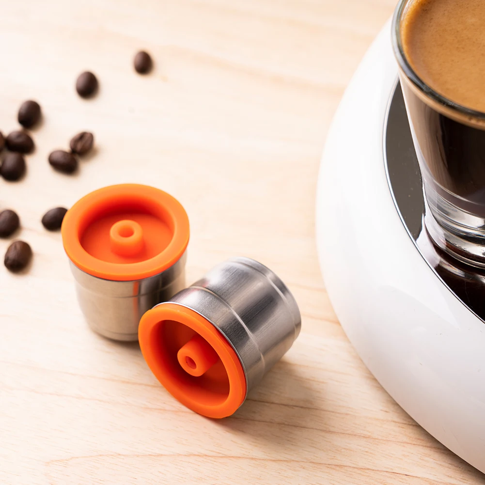 For Illy Stainless Steel Reusable Coffee Filter Refillable Capsule Cup Pod Tamper For Illy Y3.2 X7.1 Machine Refillable