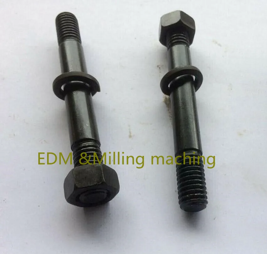 2pcs A76 Double Head Screw With Nut Washe Vertical Milling Machine Milling Head Part For Bridgepor Mill Part