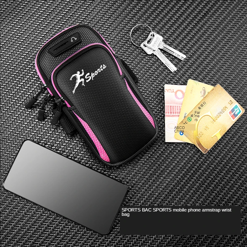 حزام ذراع رياضي عالمي للهاتف الخلوي ، 6.9 بوصة ، مقاوم للماء ، للجري والركض والجيم ، جراب لهاتف iPhone 6.7 Samsung