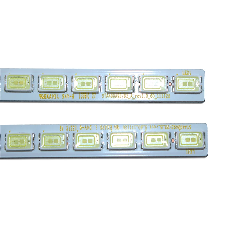 Tira de luces LED 100%, accesorio para 74.46P06.001-4-DX1 STA460A92/93 T460HVD01.0, 510MM, 2 piezas, novedad