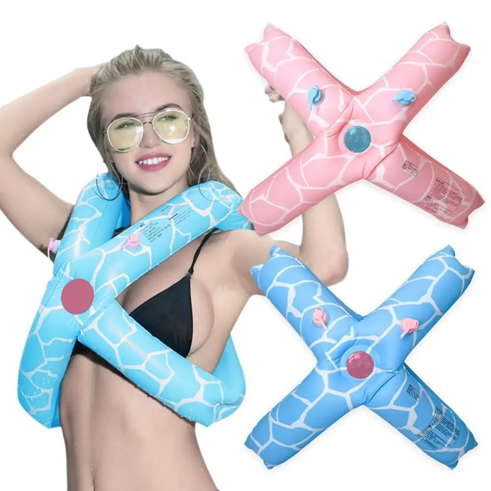 PVC Summer Adults Inflatable Swim Floating Arm Ring Pool Toys Float Circle Kids Life Vest Swimming Laps Swim Learning Supplies