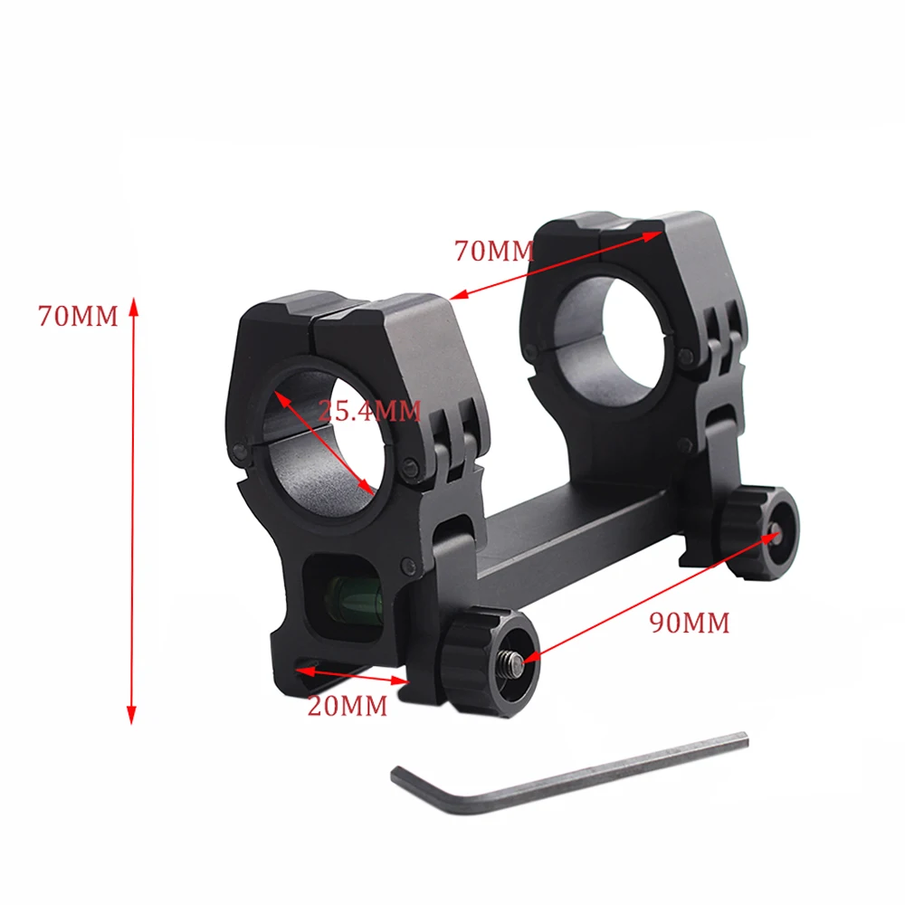 SPINA M10 QD-L Scope Mount 1 inch 25.4mm/30mm Diameter Scope Rings For Weaver Picatinny Rail Rings Mount With Level bubble