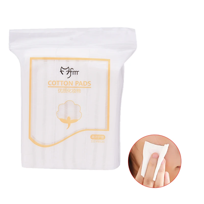 222pcs/bag Cosmetic Cotton Makeup Pad Remover Cotton Pads Cleansing Remover Cotton Pads Facial Skin Care Cosmetics Tools 4543