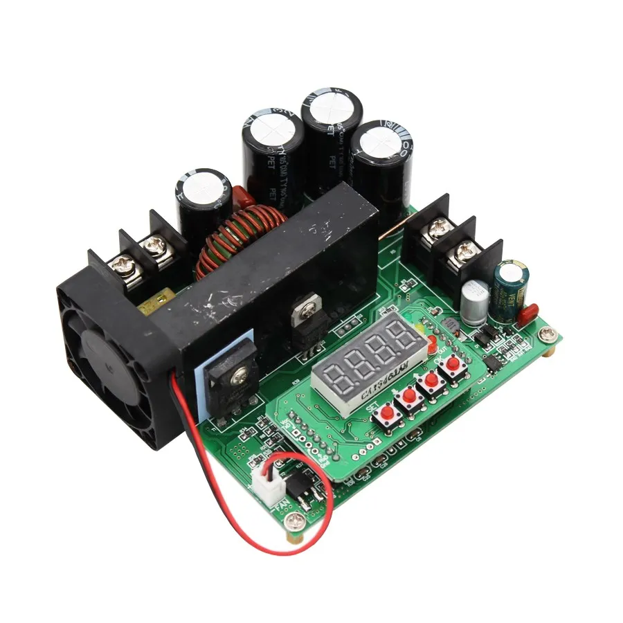 JUNTEK BST900W digital control dc power supply voltage regulator constant current diy boost converter module 0-80V to 10-120V