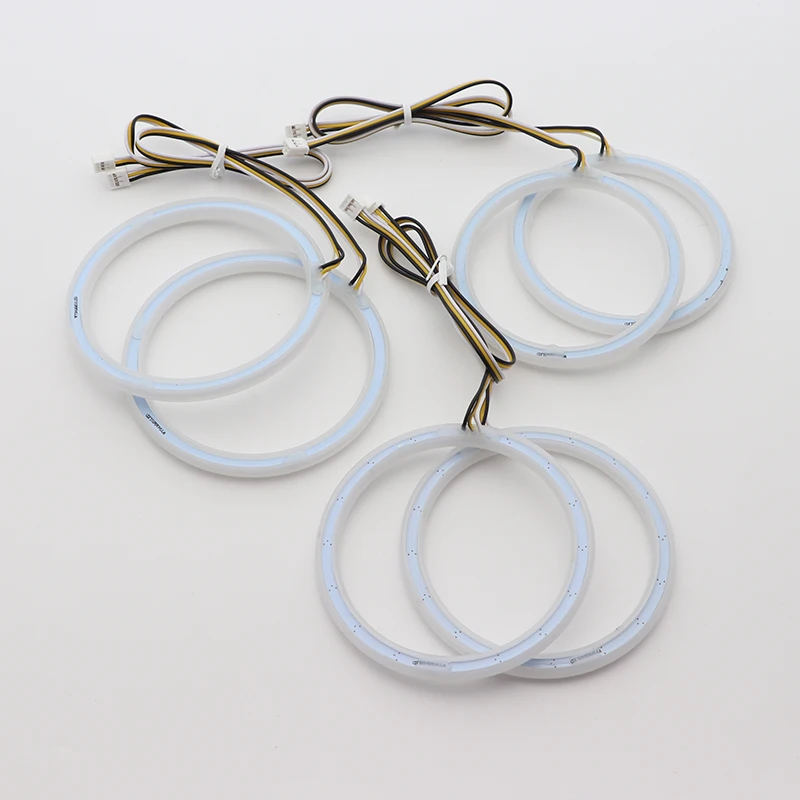 Super Bright Switchback Day Light 6pcs Dual Color Cotton LED Angel Eyes Rings Kit For Alfa Romeo Brera Spider 159 2005-2011