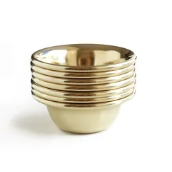 Tibetan Bowls Brass Decorative Plates Table Buddhist Supplies Copper Meditation Cup 7 Chakras