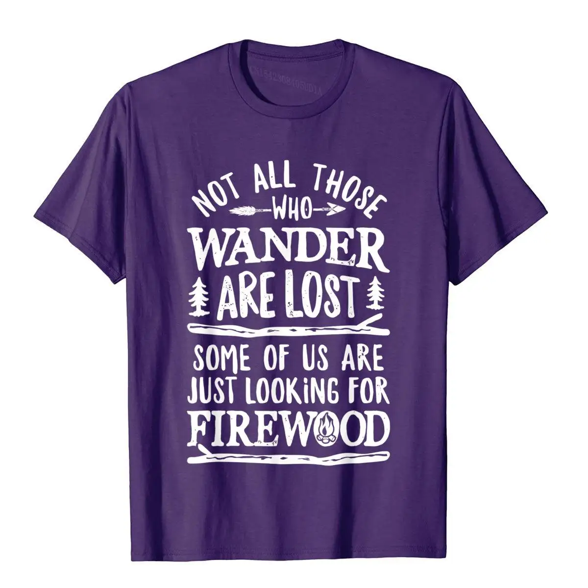 Not All Those Who Wander Are Lost T Shirt Camping Men Camper T-Shirt Normcore Tops Shirt Cotton Young T Shirts Party Slim Fit