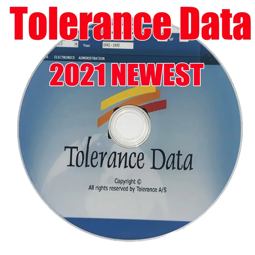 2021 Newest Tolerance Data 2009.2 with Free Keygen Auto Repair Data Unlimited Activator CD DVD Software Car Repair Tool