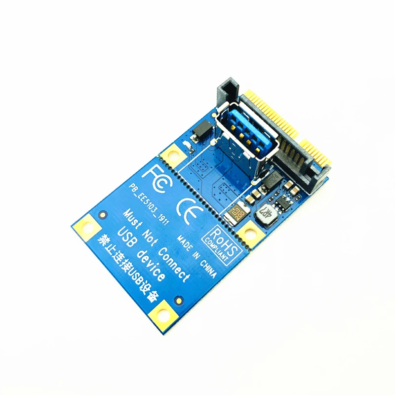 Mini PCIE do PCI-E X4 gniazdo karta rozszerzająca adapter portu grafika komputerowa wejście na kartę z 60CM USB3.0 przedłużacz kabla pci riser