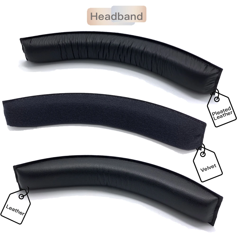 EarTlogis Velvet Replacement Ear Pads for Sennheiser HD380, HD 380 PRO PC350 PC 350 Headset Parts Bumper Headband Earmuff