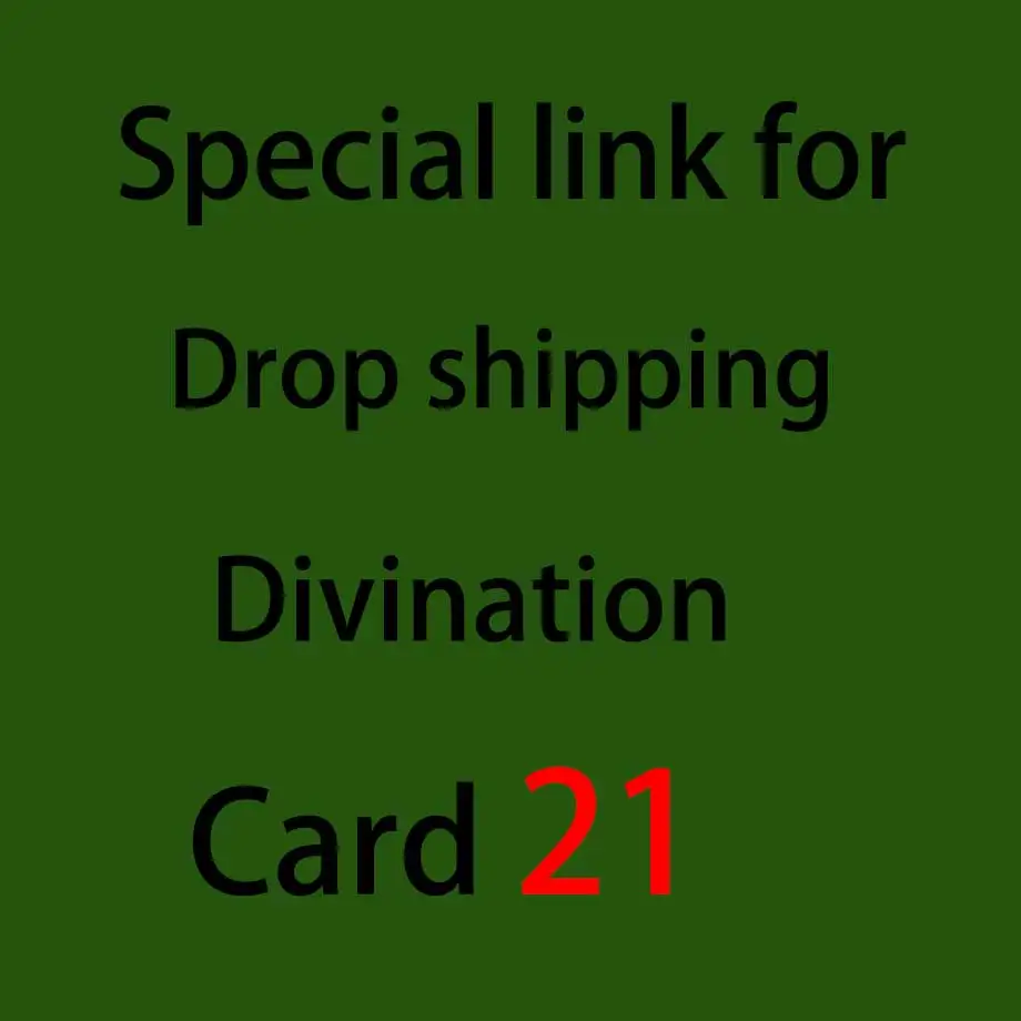 CSJA Special Link for Drop Shipping /Additional Pay on Your Order / Extra Fee - Divination 21  A044