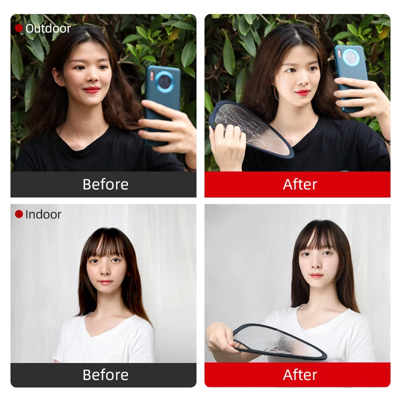 5 인 1 휴대용 미니 라운드 반사판 30CM 11.8 인치, 사진 스튜디오 사진 액세서리