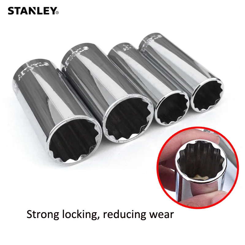 Гаечный ключ Stanley, 1 шт., 12-точечный, с торцевой головкой 1/2 дюйма, для автомобилей, Инструменты 10 мм, 11 мм, 12 мм на 32 мм