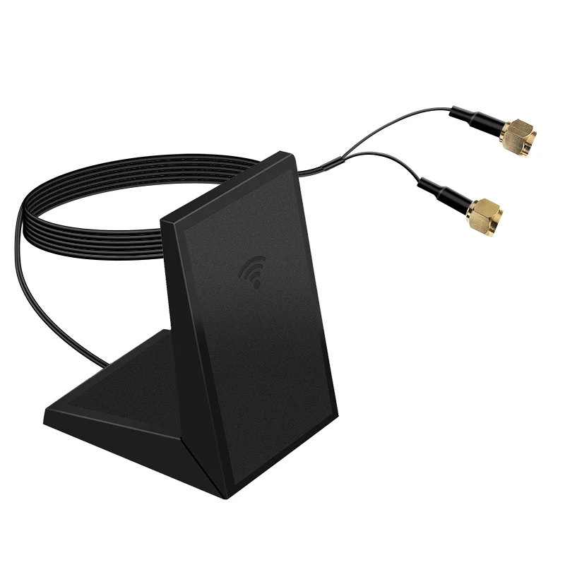 Dual Band Extended Wireless External Antenna With Cable For Intel Wifi Pcie Desktop Laptop Managetic Antennas For Intel Ax200