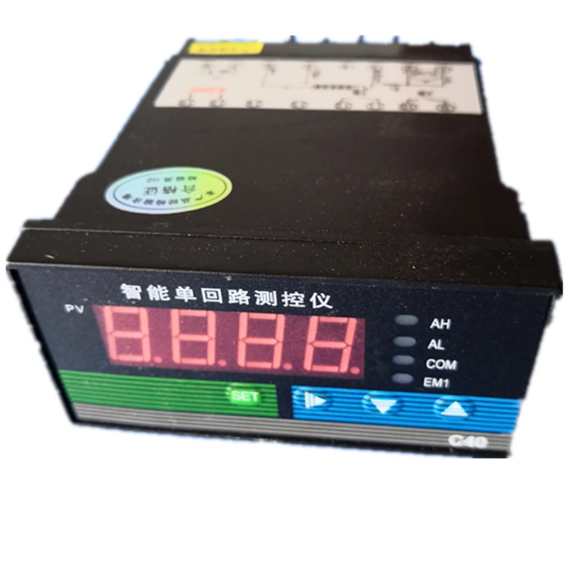 C40インテリジェントシングルループ液体レベルインジケータ、インテリジェント温度制御、ユニバーサル入力、アラーム出力、DC24V