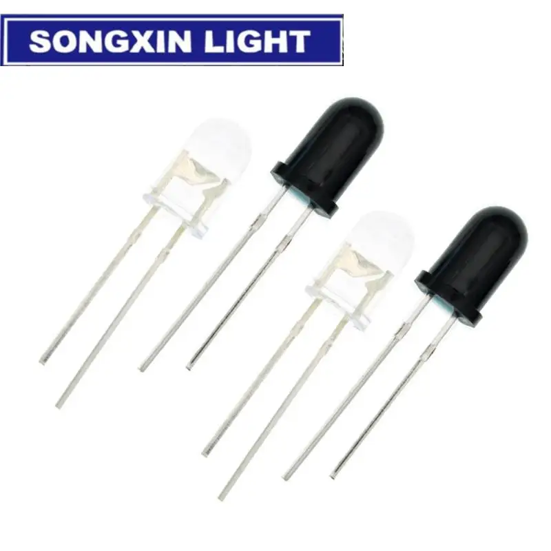 10pairs 3mm 5mm 940nm LEDs Infrared Emitter and IR Receiver Diode Diodes 301A for arduino