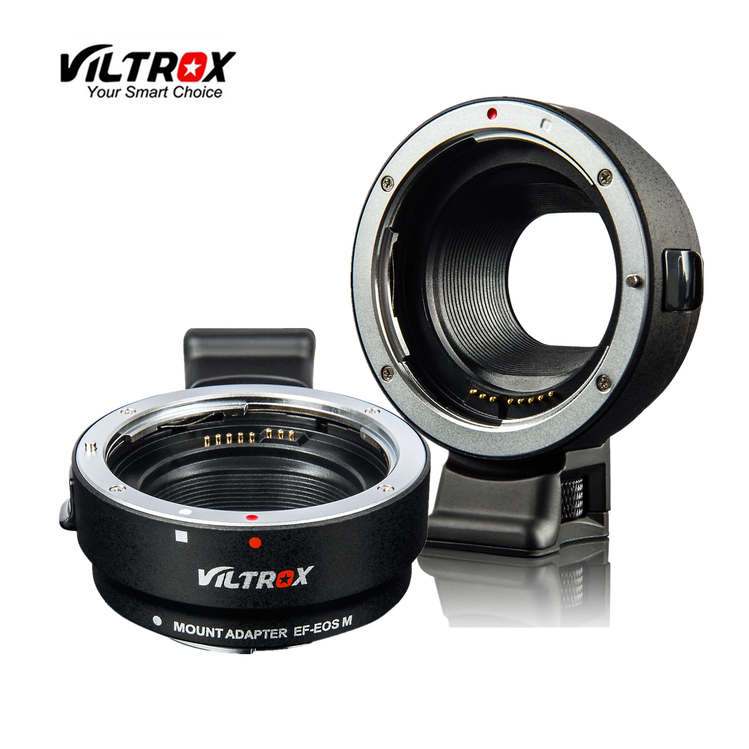 Viltrox EF-EOS M Adaptateur de monture d\'objectif électronique Auto Focus EF-M pour objectif Canon EOS EF EF-S sur monture to EOS M M100 M50 M3 M10