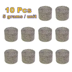 5 Grams 10 Pcs Foam Lance Mesh Filters Stainless Steel Tablet Replacement Filter Generator Accessories
