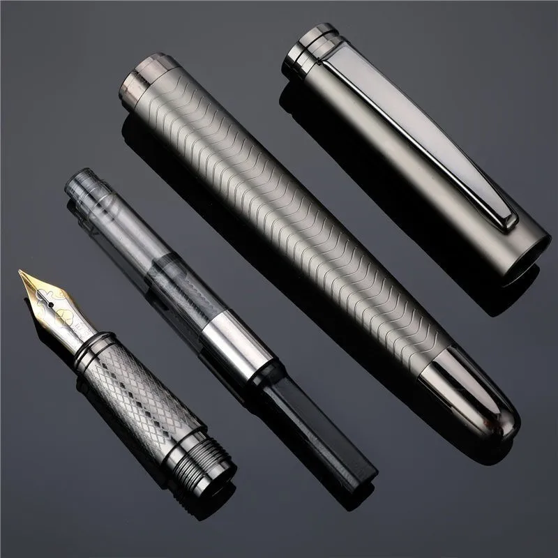 1PC High Quality Luxury Ink Nib Fountain Pen Gift Box Business Writing Signing Calligraphy Pens Office Stationery Supplies 03924 image 3