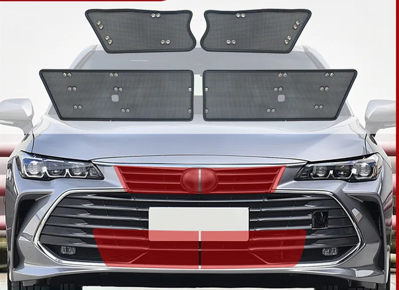 Front Head Grille Insert Net Insect Screening Mesh Cover Trim Fit For Toyota Avalon 2019 2020