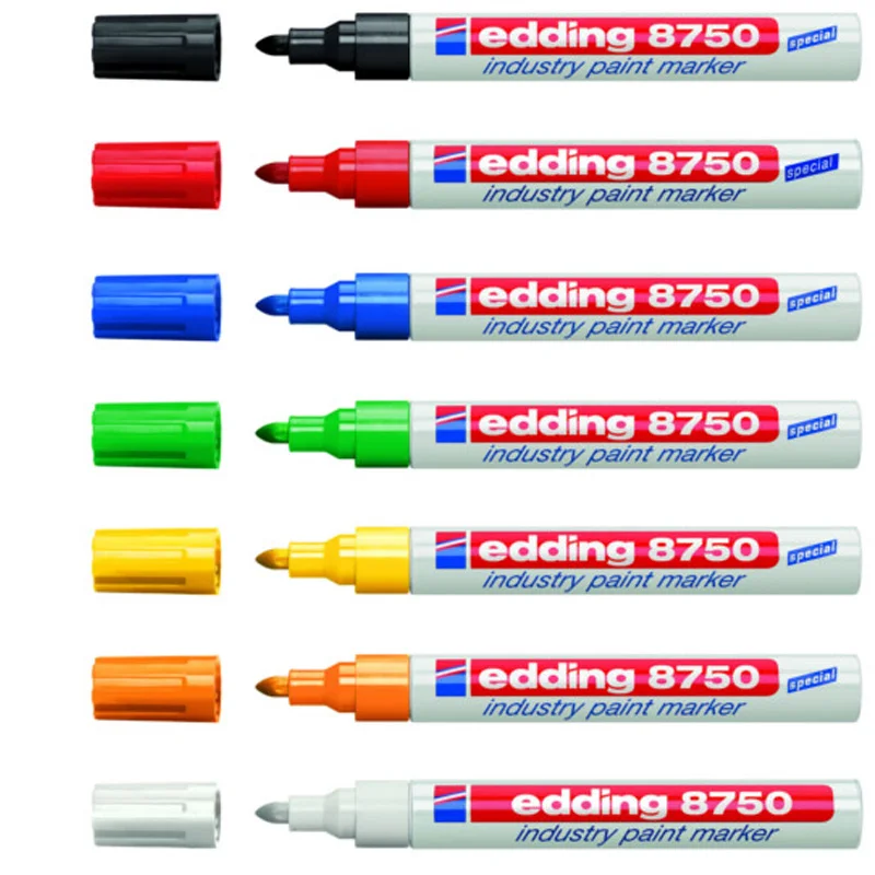 Germany Edding 8750 Anti-oil Temperature Metal Marker Dust Surface Industrial Paint Pen 1PCS