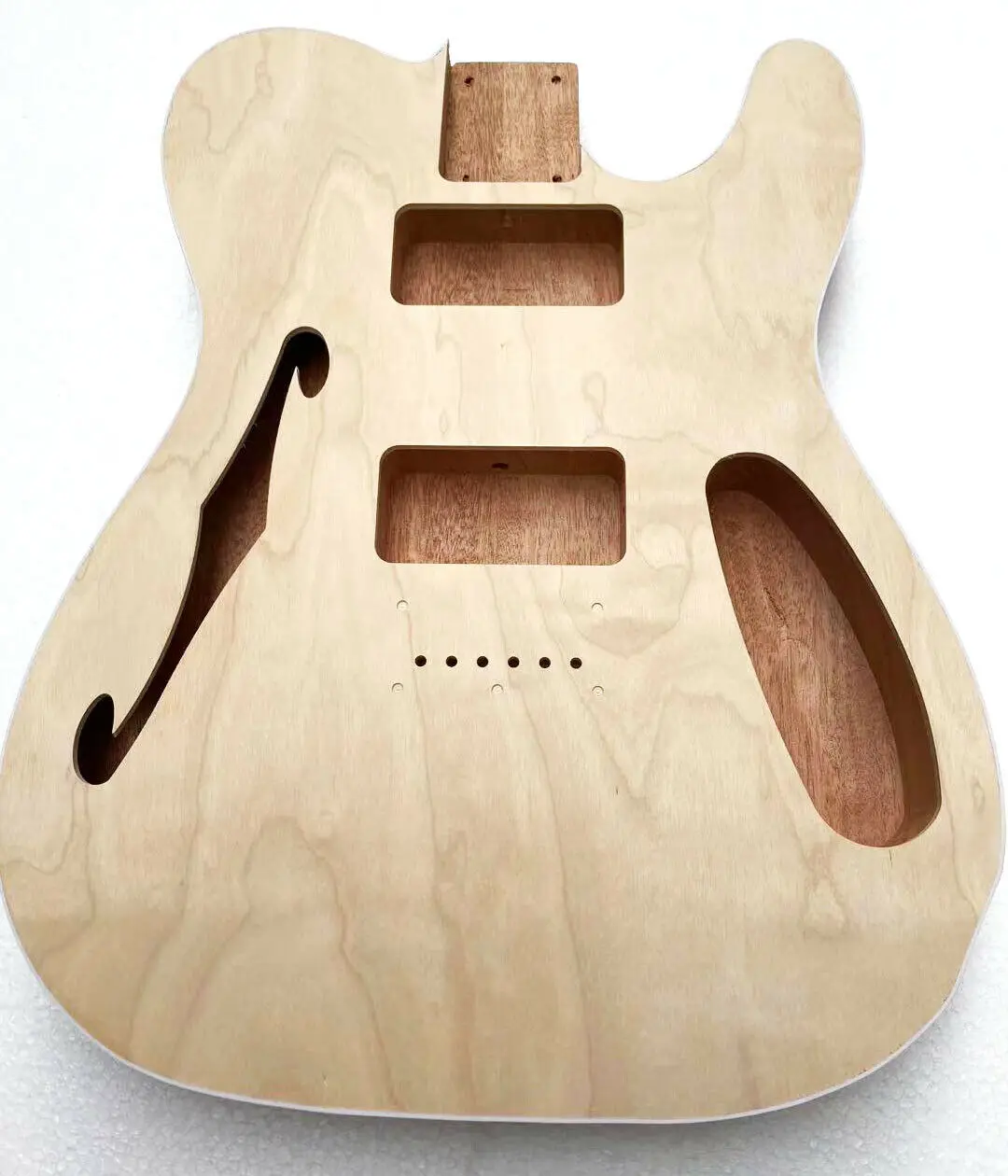 TL Thinline Style Guitar Body Semi-Hollow Body