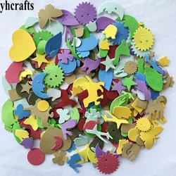 1bag/LOT,Mixed animal weather and all shape foam stickers,Kindergarten ornament,Early educational toy,OEM.Cheap.Kids diy toysOEM