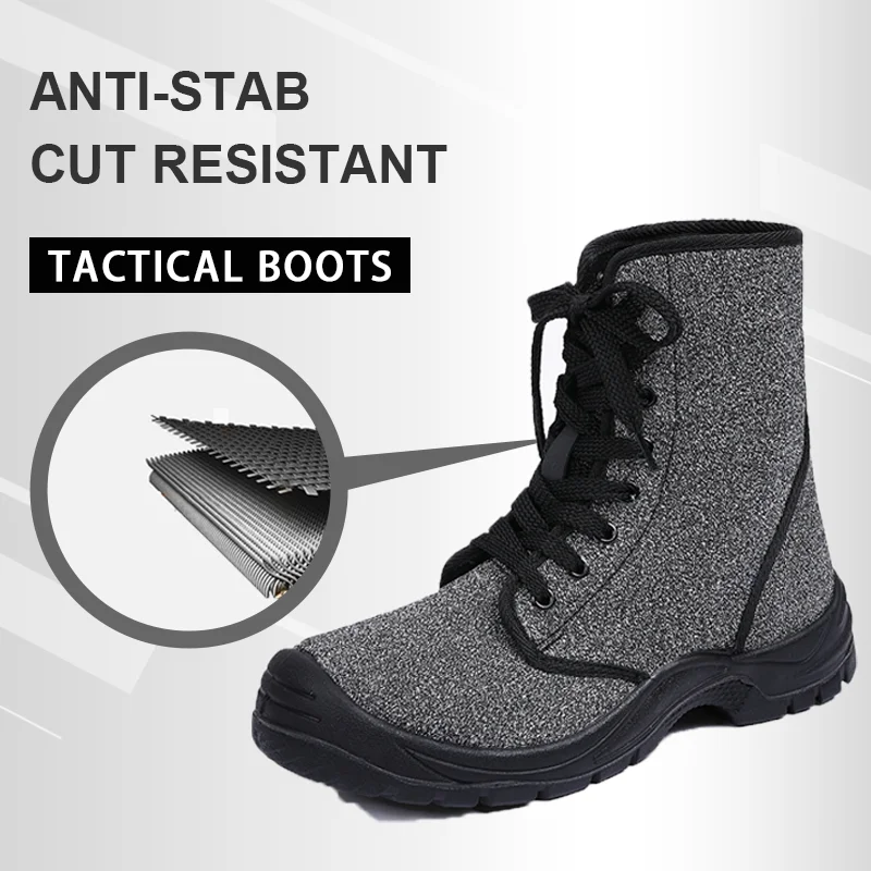 Botas militares impermeáveis dos homens, anti-colisão, botas táticas do exército de qualidade anti-facada, Faithshield segurança trabalho sapatos,