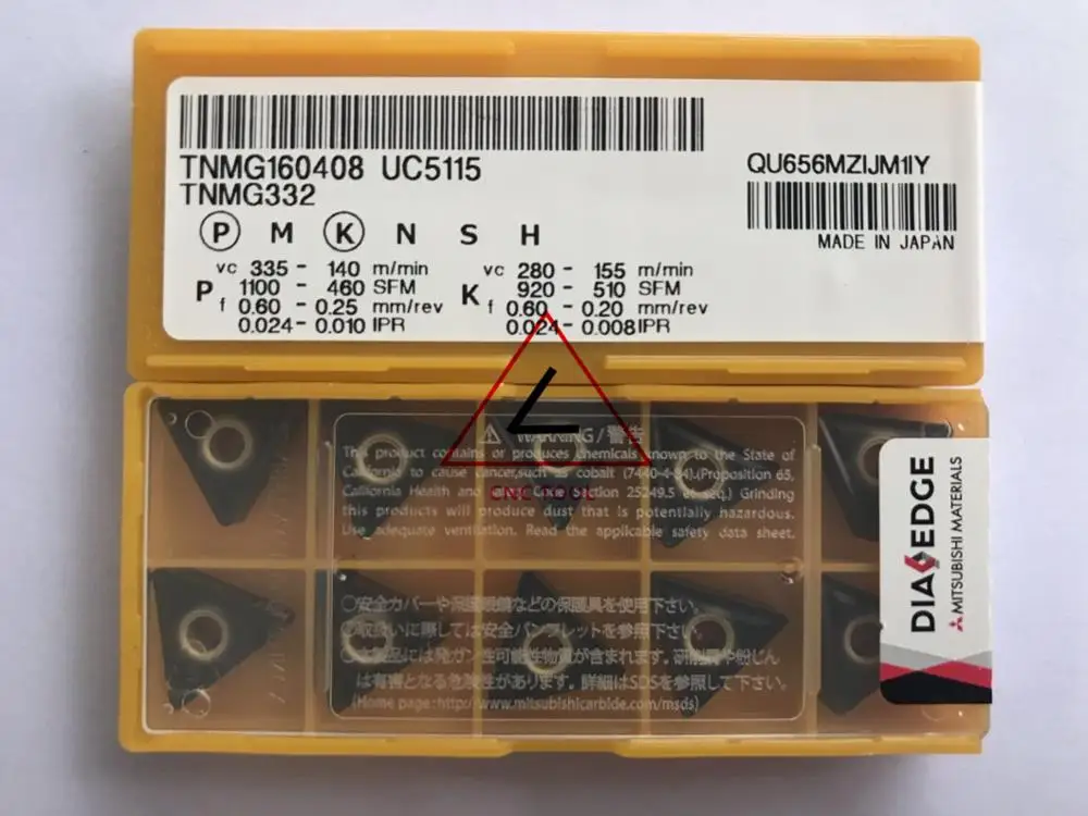 UC5115 TNMG160408 10ชิ้นแบบดั้งเดิม