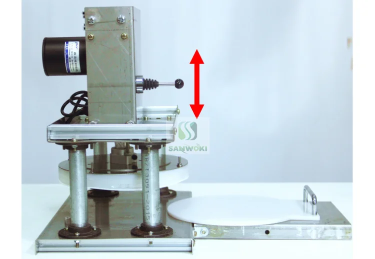 ماكينة ضغط التورتيلا الكهربائية 22 سنتيمتر ماكينة صنع التورتيلا ماكينة ضغط عجين البيتزا التجارية ماكينة تغليف عجينة البيتزا