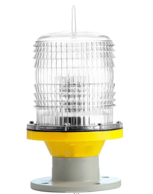 インテリジェント航空障害物ライトhyt122led,高高度ビル,赤いフラッシュ,低強度信号塔