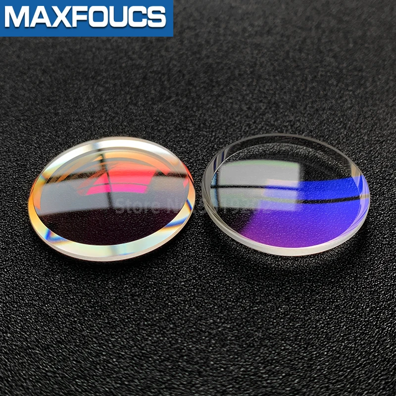 Sapphire glass With chamfer For 6306-7000/7002-7001 Crystal Watch Glass Watch partl Replacement parts Blue AR Coating
