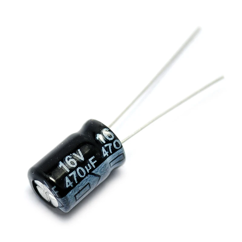 Imagem -05 - Capacitor Eletrolítico de Alumínio 16v 22uf 33uf 47uf 100uf 220uf 330uf 470uf 680uf 1000uf 1500uf 2200uf 3300uf 4700uf 20 Peças