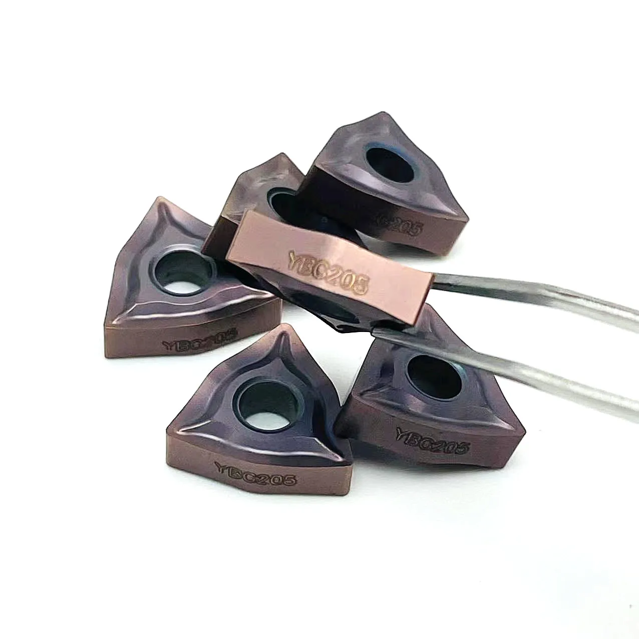 WNMG080404-EF YBG205 WNMG080408-EF YBG205 CNC indexable turning tools, carbide inserts for stainless steel