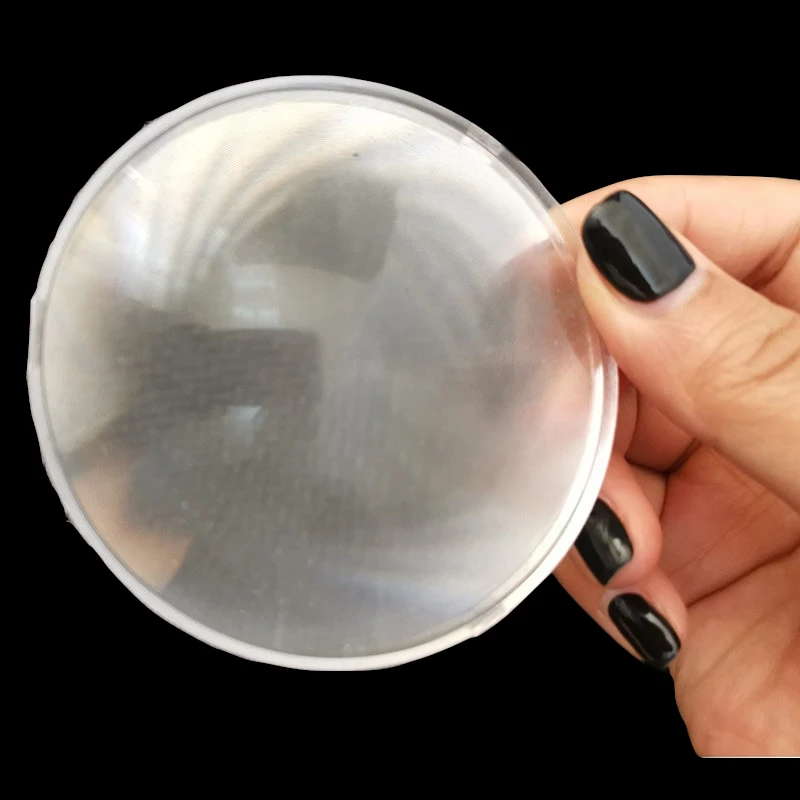Lente de Fresnel LED de 40mm de diámetro para proyector Diy, lente de Fresnel Pmma de plástico para proyector DIY FL 27,5/35/40/43/45/50/55/60/70/80mm