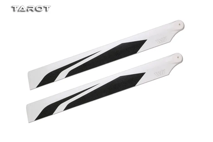 

Tarot 550 Helicopter Parts 553MM 3D Carbon Fiber Propeller CF Main Blades TL550104