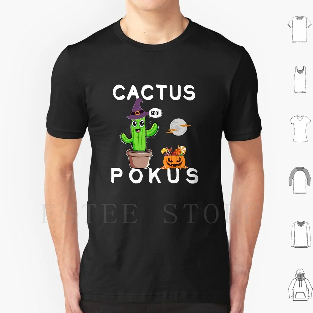 Cactus Pocus Funny Witches Hat Halloween T Shirt Print Cotton Honkus Ponkus Halloween 2020 Funny Duck Halloween Costume Witches