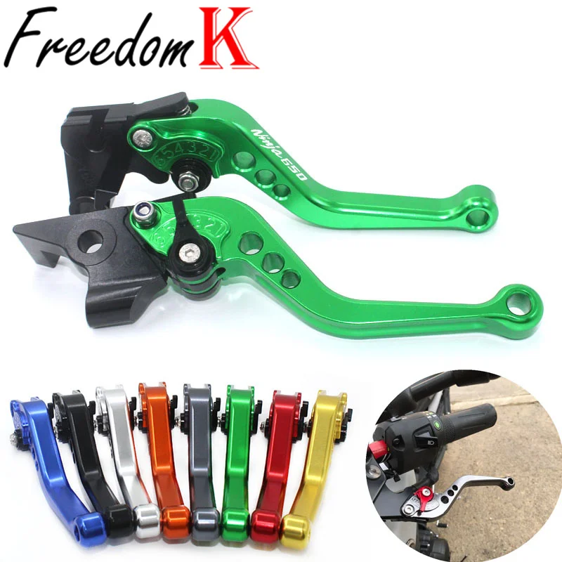 For KAWASAKI NINJA 650 650R ninja650 2017 2018 2019 2020 2021 Motorcycle Accessories Short Brake Clutch Levers