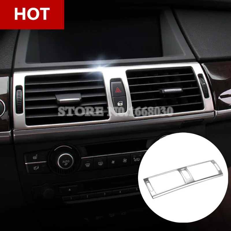 

Inner Centre Console Air Vent Outlet Cover Trim For BMW X6 E71 2008-2014 Car Decoration Car Accesories Interior