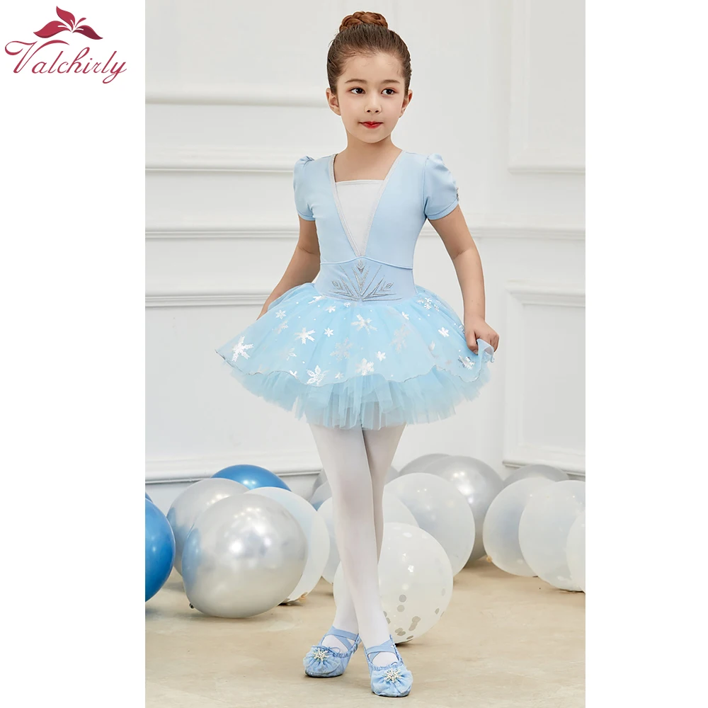 New Princess Ballerina Dance Costume Kids Flower Party  Ballet Tutu Dress for Girls