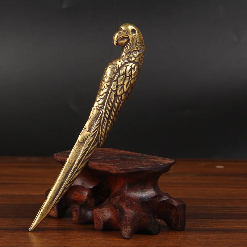 The Parrot Tea Knife, Small place, television Cabinet, Wine Accessories, Brass Handicrafts, Wholesale, Can Be Customized