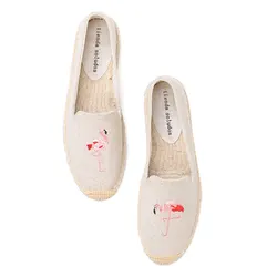 Espadrillas donna scarpe 2022 Casual Real Sapatos Soludos espadrillas New Fashion Ballet Walking Ladies Flats Slip Fringe Sewing